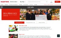Martin's Food Markets website