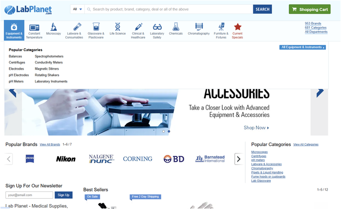 LabPlanet homepage